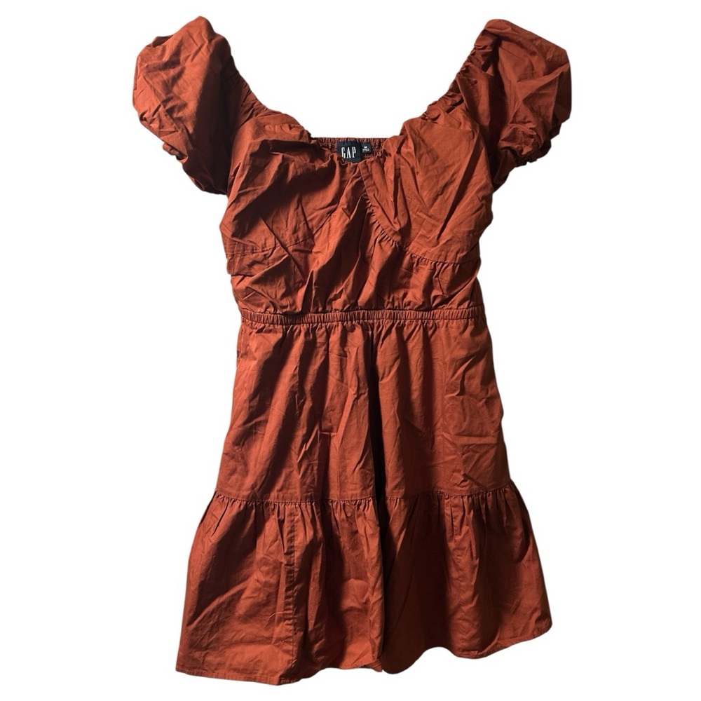 GAP Women's Mini Dress in Warm Rust